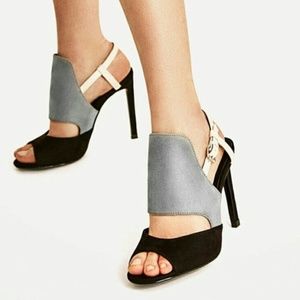 Zara Colorblock Heels